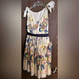 Fendi Embroidered Silk-Blend Dress